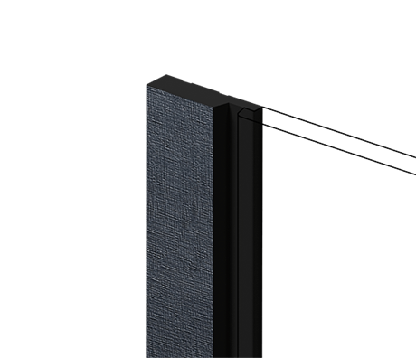 Финишный молдинг LF124A BK114K 42мм х 12мм х2700мм LF124A BK114K - фото 109877