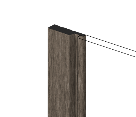Финишный молдинг LF124A BR490 42мм х 12мм х2700мм LF124A BR490 - фото 109881