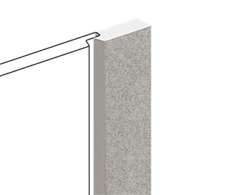 Финишный молдинг LF124B GR5 31мм х 12мм х2700мм LF124B GR5 - фото 109959
