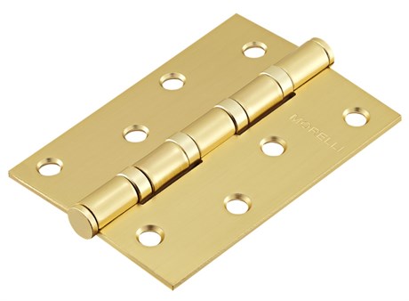 Петля MORELLI стальная универсальная MS 100X70X2.5-4BB MSG цвет - мат.сатинированное золото MS 100X70X2.5-4BB MSG - фото 112320