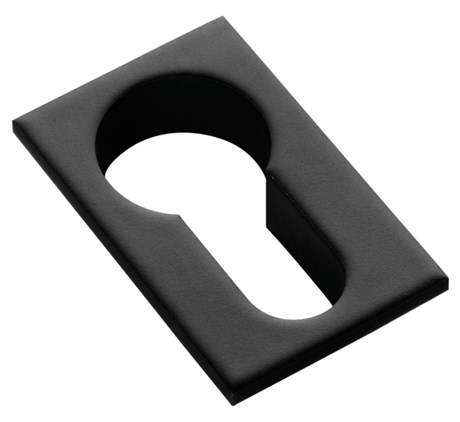 Накладка под евроцилиндр LUX-KH-SM NERO Цвет - чёрный LUX-KH-SM NERO - фото 112508