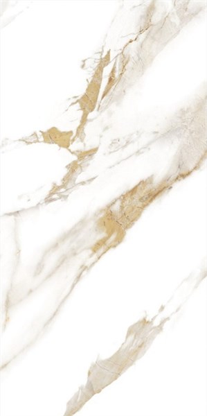 Керамогранит Calacatta Royal белый 600х1200 GT120600103MR - фото 112597