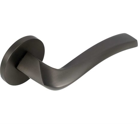 Дверная ручка ADDEN BAU WAVE S-488 GRAPHITE Графит S-488 GRAPHITE - фото 113639