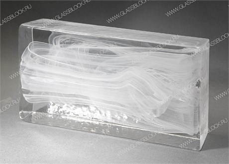Стеклянный кирпич CLOUD&SOUL WHITE (240х117х53) GLASS_BRICK_WHITE