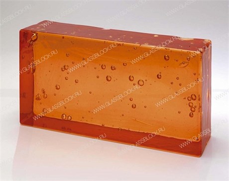 Стеклянный кирпич BUBBLE MELON (240х117х53) ARTIKO_MELON_FIZZ