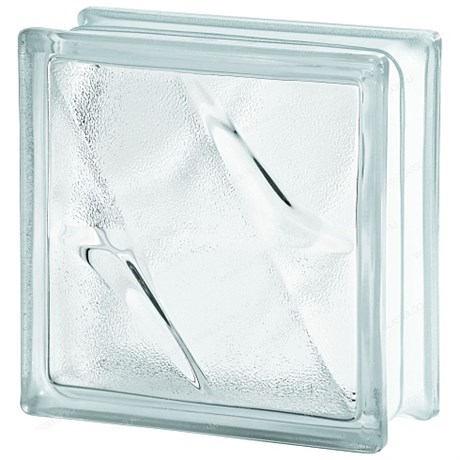 Стеклоблок стандартный бесцветный Стелла (190х190х80) Stella_clear