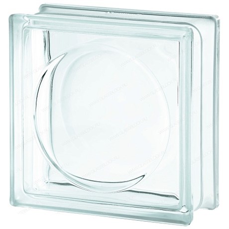 Стеклоблок стандартный бесцветный Альфа (190х190х80) alfa1