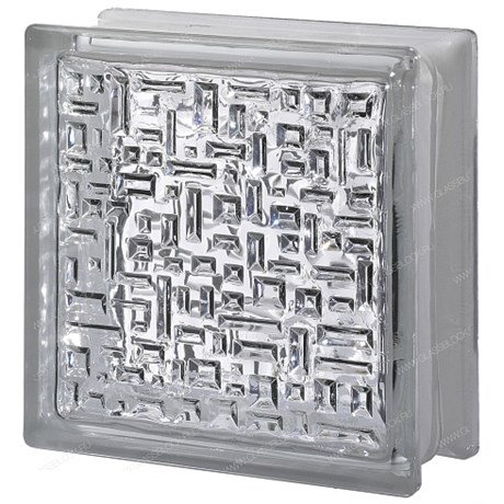 Стеклоблок стандартный бесцветный Майя (190х190х80) maia1