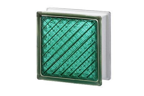 Стеклоблок Империал ДМ морская волна (197х197х80) DM_197197_6