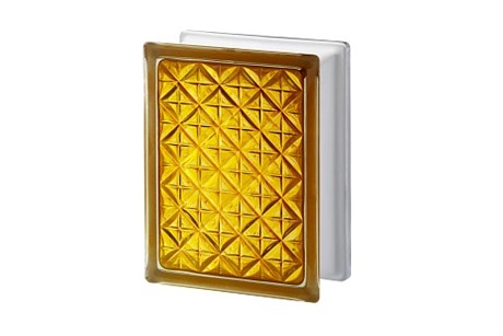 Стеклоблок Империал АКТИС медовый (197х146х80) AKT_197146_9