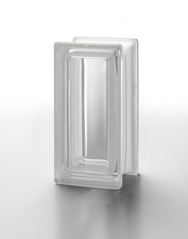 Стеклоблок половинка бесцветный Гладкий Neutro R09 T (190х90х80) Neutro_R09_T