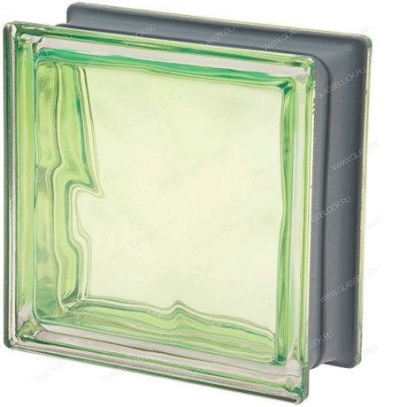 Стеклоблок стандартный Mendini MALACHITE (190х190х80) Mendini_MALACHITE