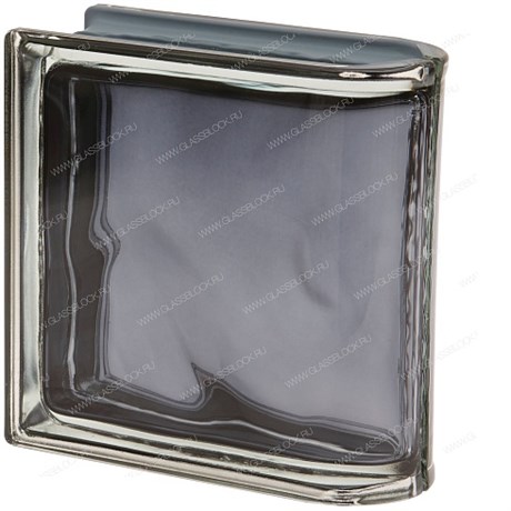 Стеклоблок торцевой металлизированный (зеркальный) Гладкий Ardesia Ter Lineare O Met (190х190х80) Ardesia_Ter_Lineare_O_Met