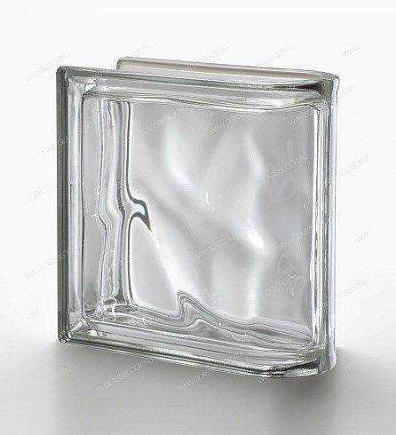 Стеклоблок торцевой металлизированный (зеркальный) Гладкий Neutro TER Lineare O MET (190х190х80) Neutro_TER_Lineare_O_MET