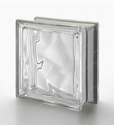 Стеклоблок стандартный металлизированный (зеркальный) Гладкий Neutro Q19 O MET (190х190х80) Neutro_Q19_O_MET