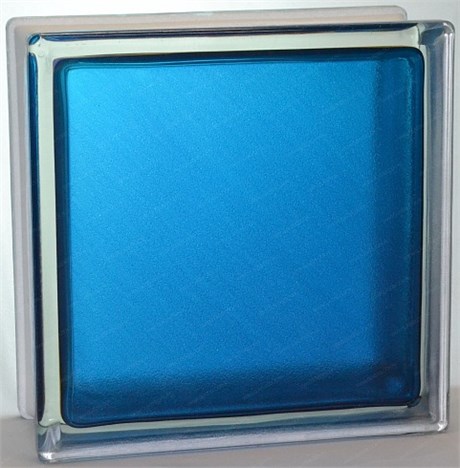 Стеклоблок стандартный окрашенный внутри Арктика синий (190х190х80) arc_vn_2