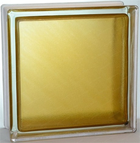 Стеклоблок стандартный окрашенный внутри Арктика коричневый (190х190х80) arc_vn_9