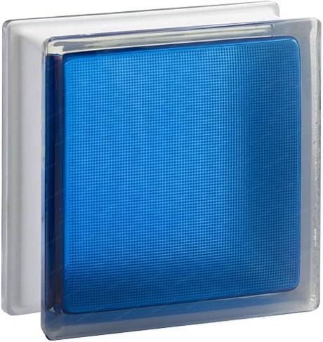 Стеклоблок стандартный окрашенный внутри Самба синий (190х190х80) samba_vn_3