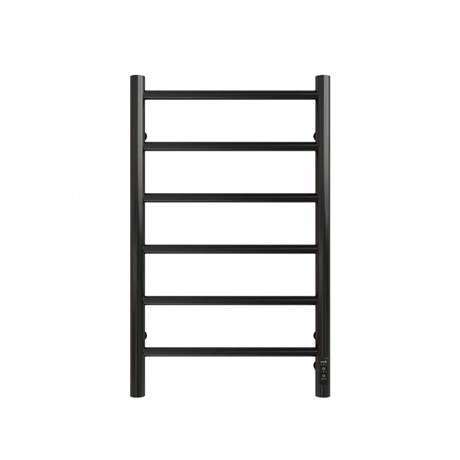 Полотенцесушитель электрический 75 Вт Grois Laura GR-131 400x700 П6 black mat R GR131 40x70 П6 9005 R Ф32 - фото 76685