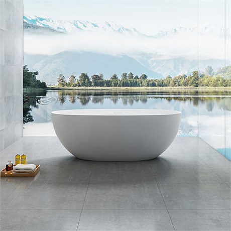 Ванна Solid Surface Vincea VBT-6S01MW, белый матовый VBT-6S01MW - фото 77343
