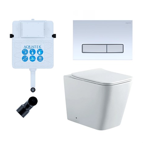 SET BW AQUATEK ЛИБРА N (смывной бачок AQUATEK INS-0000019+кнопка KDI-0000030+унитаз ЛИБРА New AQ1908N-00 с тонким сиденьем soft-close) SET BW AQUATEK ЛИБРА N-030 3в1 - фото 78387