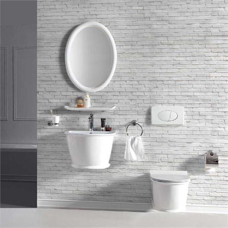 Унитаз подвесной Bordo VT1-16 безободковый, ультратонкое soft-close сиденье VT1-16 - фото 84698