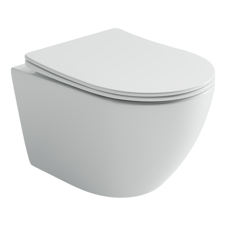 Подвесной унитаз CERAMICANOVA Uno смыв Торнадо 490x360x360 белый CN11001T - фото 86350
