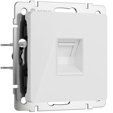 Розетка Ethernet RJ-45 (белый акрил) W1181041 - фото 86968