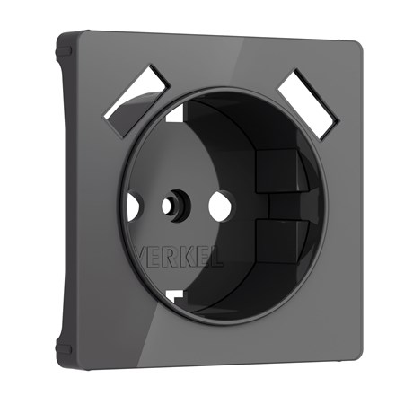 Накладка для розетки USB (графит акрил) W1179544 - фото 87043
