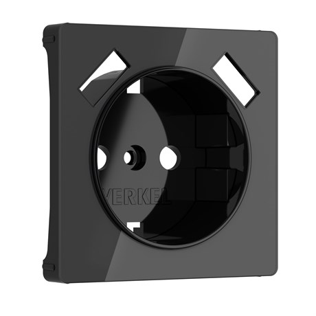 Накладка для розетки USB (черный акрил) W1179548 - фото 87096