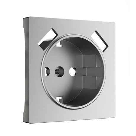 Накладка для розетки USB (серебряный матовый) W1179565 - фото 87606