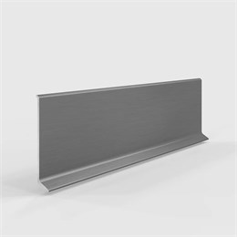 Плинтус алюминиевый LACONISTIQ Adhesive 60мм Серебристый анод. (60*10*2500мм) 60-13-250