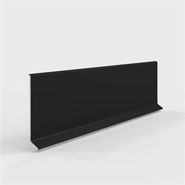 Плинтус алюминиевый LACONISTIQ Adhesive 60мм Черный матовый RAL9005. (60*10*2500мм) 60-21-250