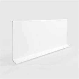 Плинтус алюминиевый LACONISTIQ Adhesive 80мм Белый матовый RAL9016. (80*10*2500мм) 63-22-250