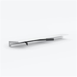 Микроплинтус LACONISTIQ micro 19 ARM RAL9016 Белый МАТОВЫЙ (19х5,5х2450мм) 7 зажимов в комплекте 19-22-245