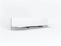 Микроплинтус LACONISTIQ Micro-L угловой RAL9016 Белый МУАР (25,8х16,2х5х2700мм) 7 зажимов в комплекте 17-32-270