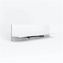 Микроплинтус LACONISTIQ L MAX угловой Белый матовый RAL9016 (35,6х16,2х4,9х2450мм) 7 зажимов в компл. 18-22-245