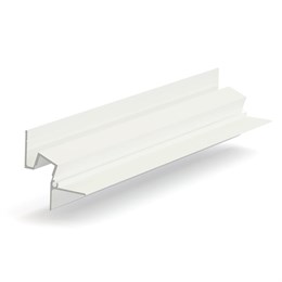 Теневой профиль потолочный GIPS под подсветку, Белый матовый RAL9016 размер (43.8*44.1*3000мм) отступ 19мм. 51-22-300