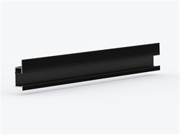 Теневая рейка LACONISTIQ Light Черный МУАР (45,7*15,45*3000мм.) под подсветку, вставка FLEX в комплекте 23-31-300