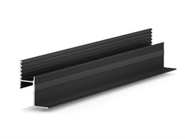 Теневая рейка LACONISTIQ Multilevel (разноуровневая) Черный МУАР RAL9005 (46.3*27.7*3000мм.) под подсветку 25-31-300