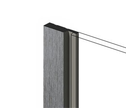 Финишный молдинг LF124A GN68 42мм х 12мм х2700мм LF124A GN68