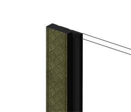 Финишный молдинг LF124A GN83K 42мм х 12мм х2700мм LF124A GN83K