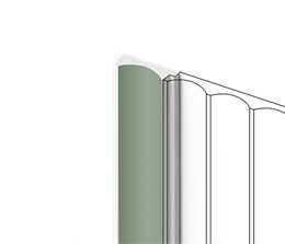 Финишный молдинг LF139A GN69 32мм х 12мм х2700мм LF139A GN69