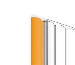Финишный молдинг LF139A Y5 32мм х 12мм х2700мм LF139A Y5