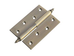 Петля MORELLI латунная разъёмная с короной MB 100X70X3 AB R C правая Цвет - Античная бронза MB 100X70X3 AB R C