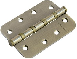 Петля MORELLI стальная универсальная скругленная MS-C 100X70X2.5-4BB AB Цвет - Античная бронза MS-C 100X70X2.5-4BB AB