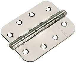 Петля MORELLI стальная универсальная скругленная MS-C 100X70X2.5-4BB SN Цвет - Белый никель MS-C 100X70X2.5-4BB SN