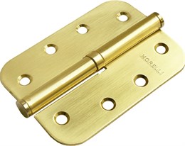 Петля MORELLI стальная разъёмная скругленная MSD-C 100X70X2.5 SG R Правая Цвет - Матовое золото MSD-C 100X70X2.5 SG R