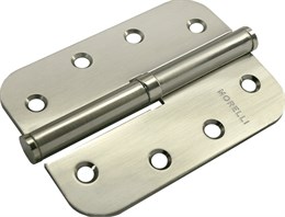 Петля MORELLI стальная разъёмная скругленная MSD-C 100X70X2.5 SN L Левая Цвет - Белый никель MSD-C 100X70X2.5 SN L
