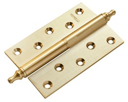 Петля MORELLI латунная разъёмная с короной MB 120X80X3.5 SG L C Левая Цвет - Матовое Золото MB 120X80X3.5 SG L C
